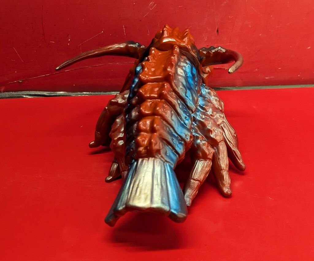 貴重ソフビ マルサン ゴジラ 水中形態 1989年 レア マルサン 世紀の大