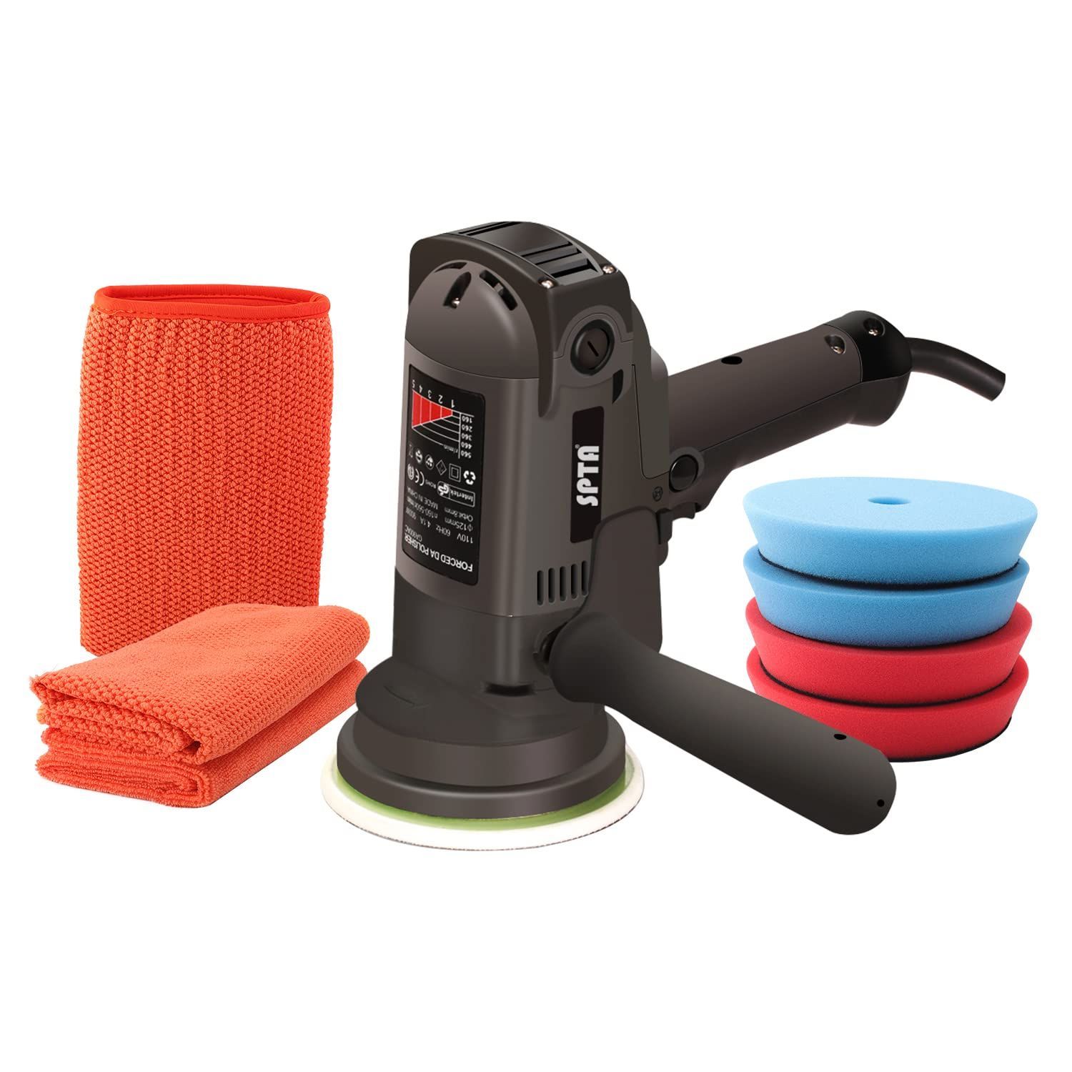 SPTA 電動工具セット 車用メンテナンス ポリッシャー SPTA - 変速電動