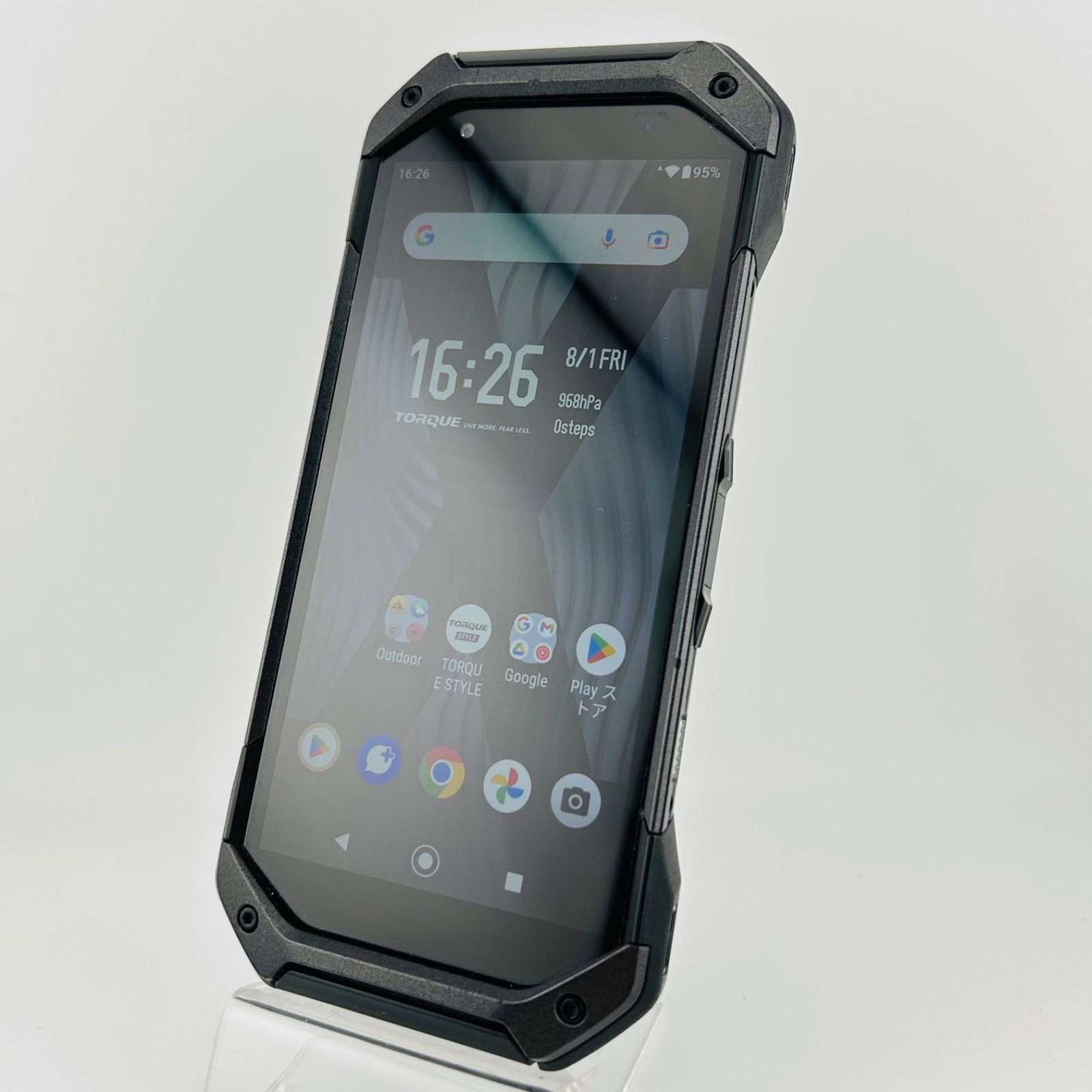 SIMフリー TORQUE 5G 128GB ブラック 高耐久スマホ 動作良好 SIMフリー 