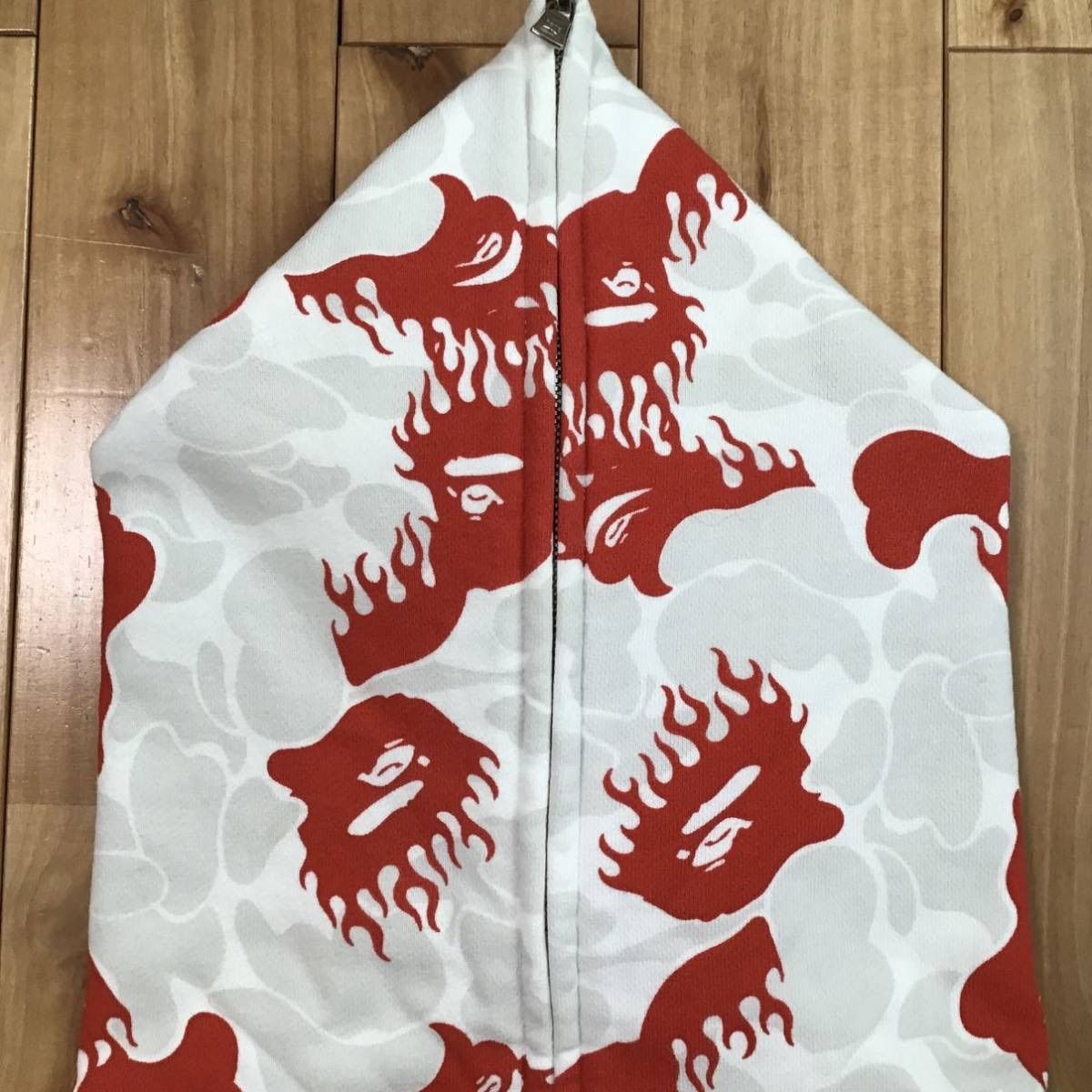 Fire camo パーカー BAPE flame hoodie ape ベイプ - メルカリ 