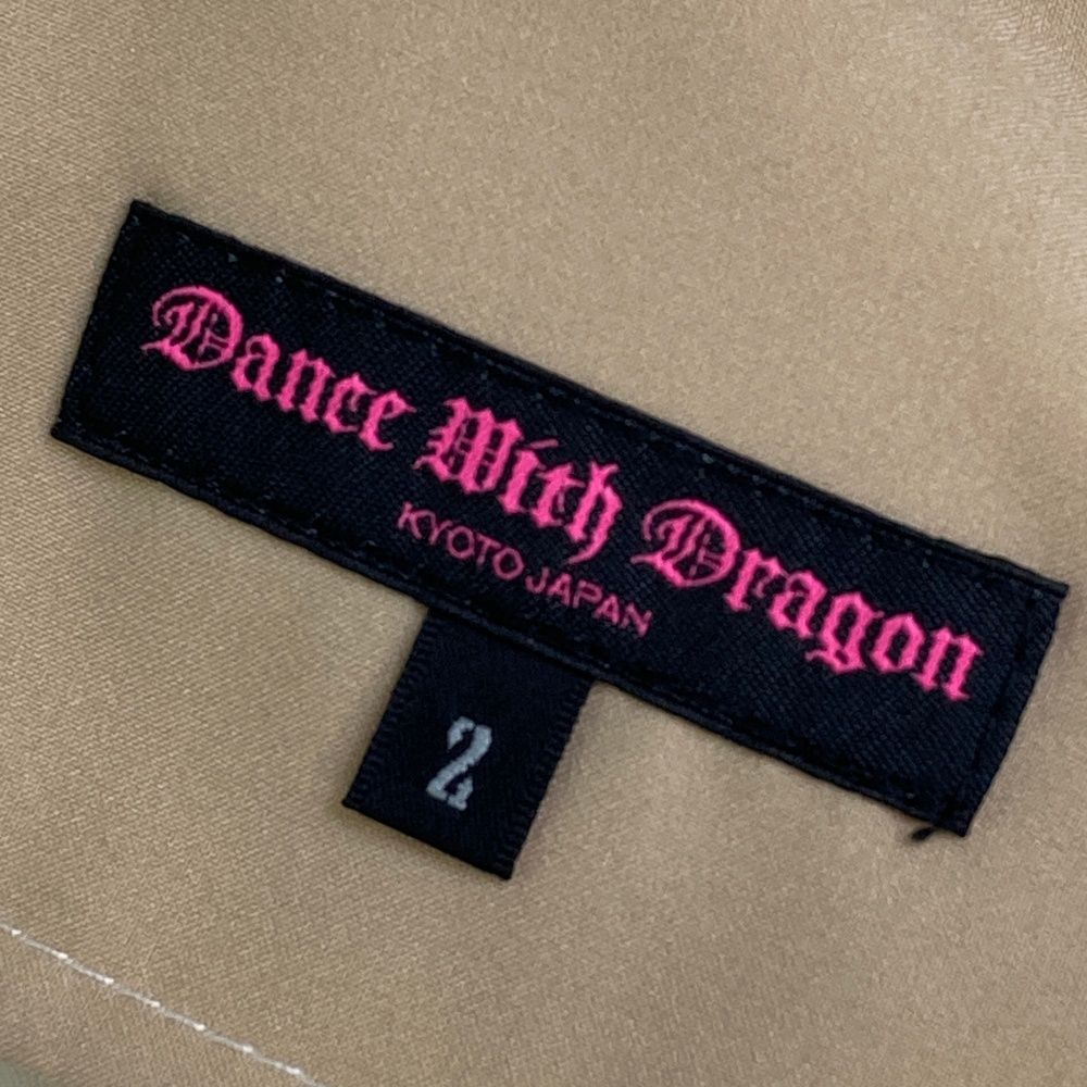 サイズ：2 DANCE WITH DRAGON ダンスウィズドラゴン  ストレッチパンツ チビドラ ホワイト系 [240101481659] ゴルフウェア レディース ストスト サイズ：2 DANCE WITH DRAGON ダンスウィズドラゴン ストレッチ