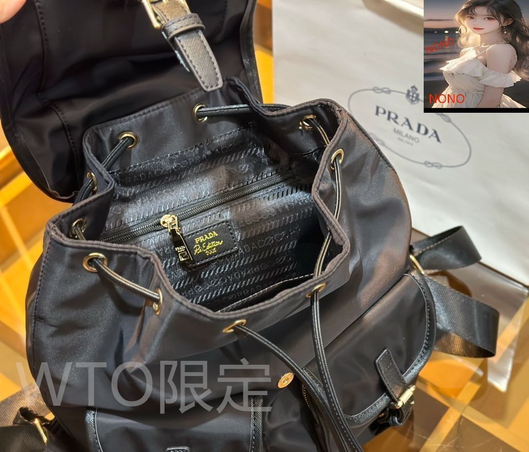 【美品】プラダ PRADA リュック ブラック⭐ 楽天市場】プラダ リュックサック（レディースバッグ｜バッグ
