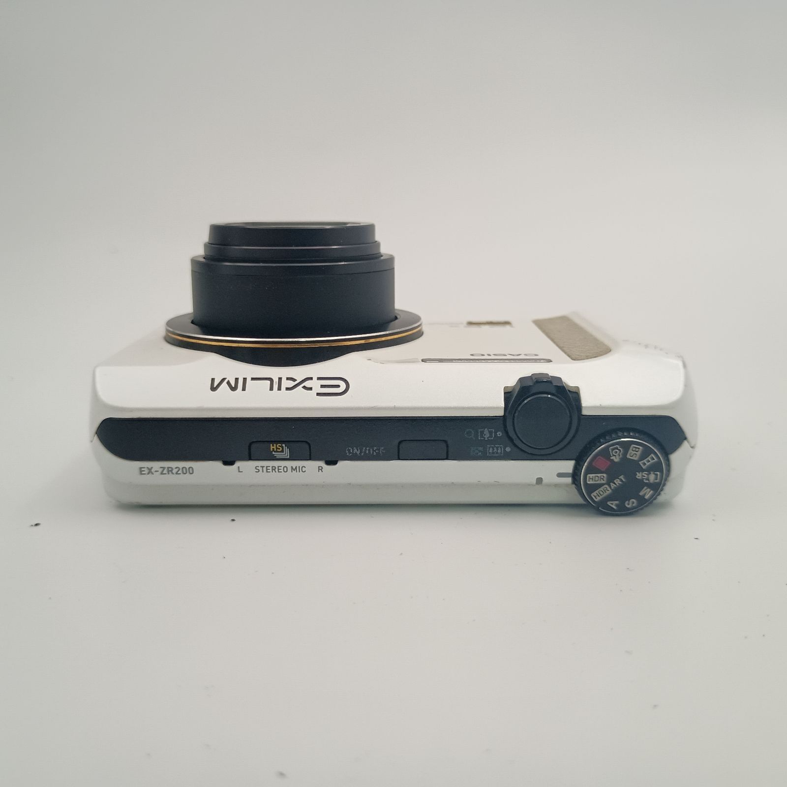 CASIO EXILIM EX-ZR200 ホワイト CASIO Exilim EX-ZR200 White Superb