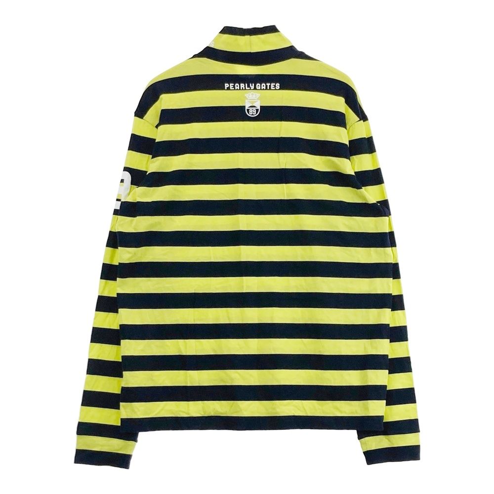 PEARLY GATES 長袖ハーフジップカットソー サイズ6 ホワイト