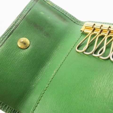 ルイヴィトン LOUIS VUITTON キーケース エピ レザー 革 ロゴ型