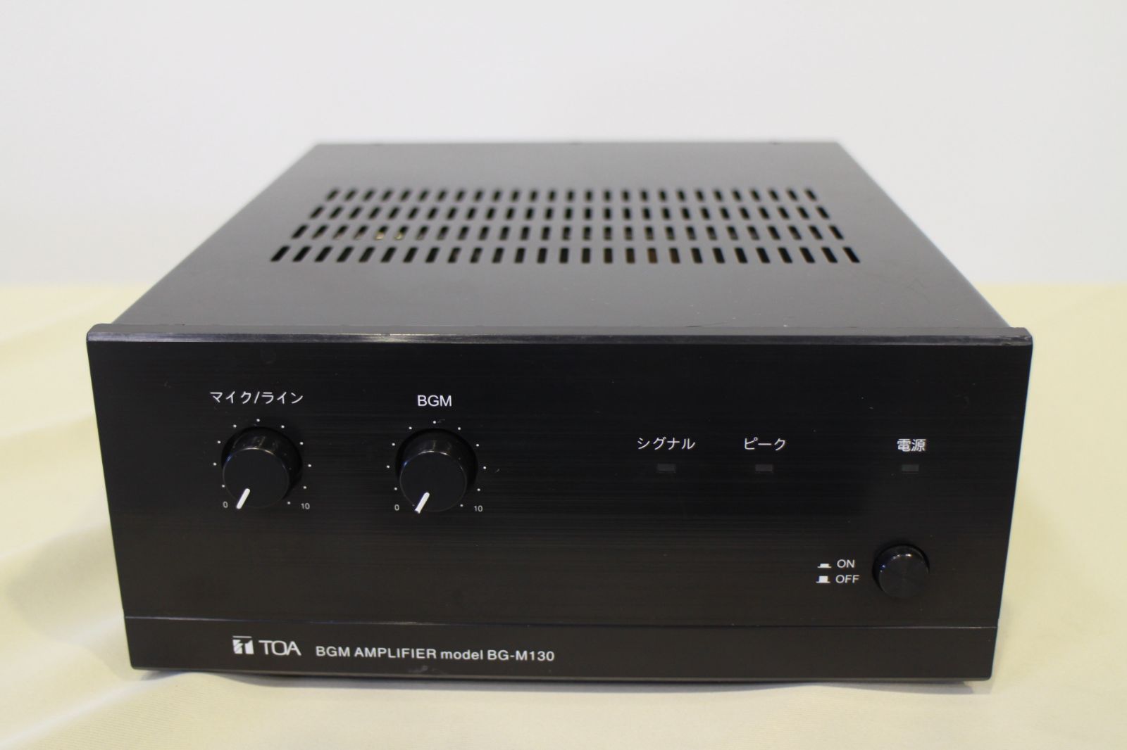 中古】業務用 BGMアンプ TOA BG-M130 (№ ONTA-32) ☆ - メルカリ