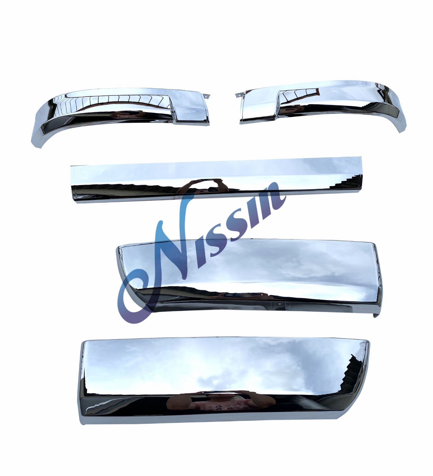 日野 NEWプロフィア メッキリップ バンパー スカート 3分割 高さ 13cm