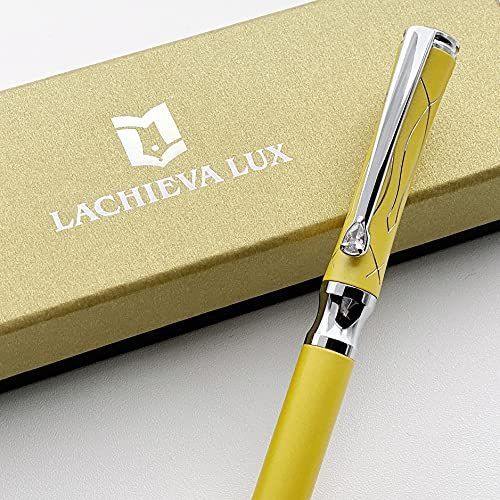 LACHIEVA LUX 人氣 高級筆記具 文房具 スイス製クリスタルクリップ付き