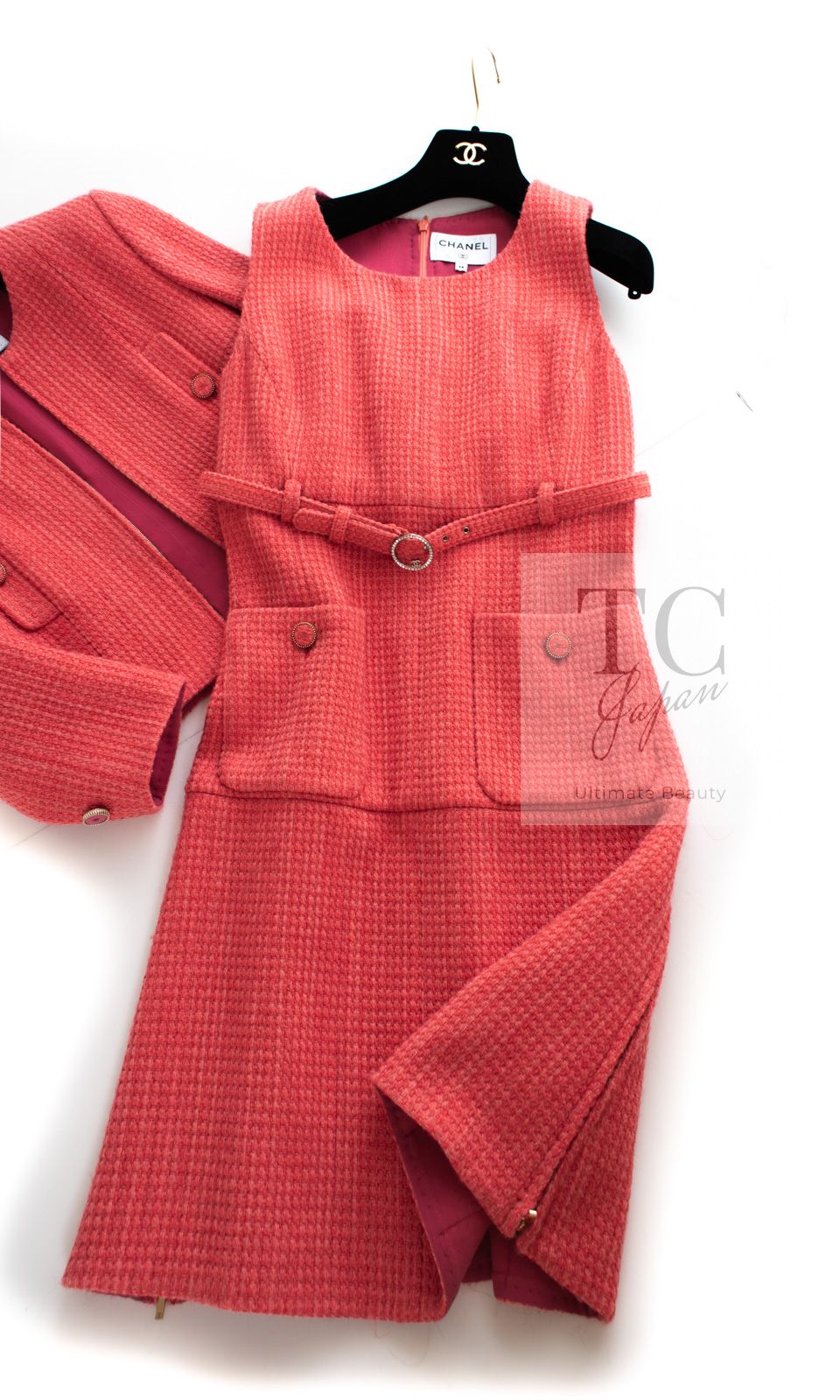CHANEL ノースリーブワンピース 36 オレンジ 楽天市場】シャネル CHANEL プリントノースリーブワンピース
