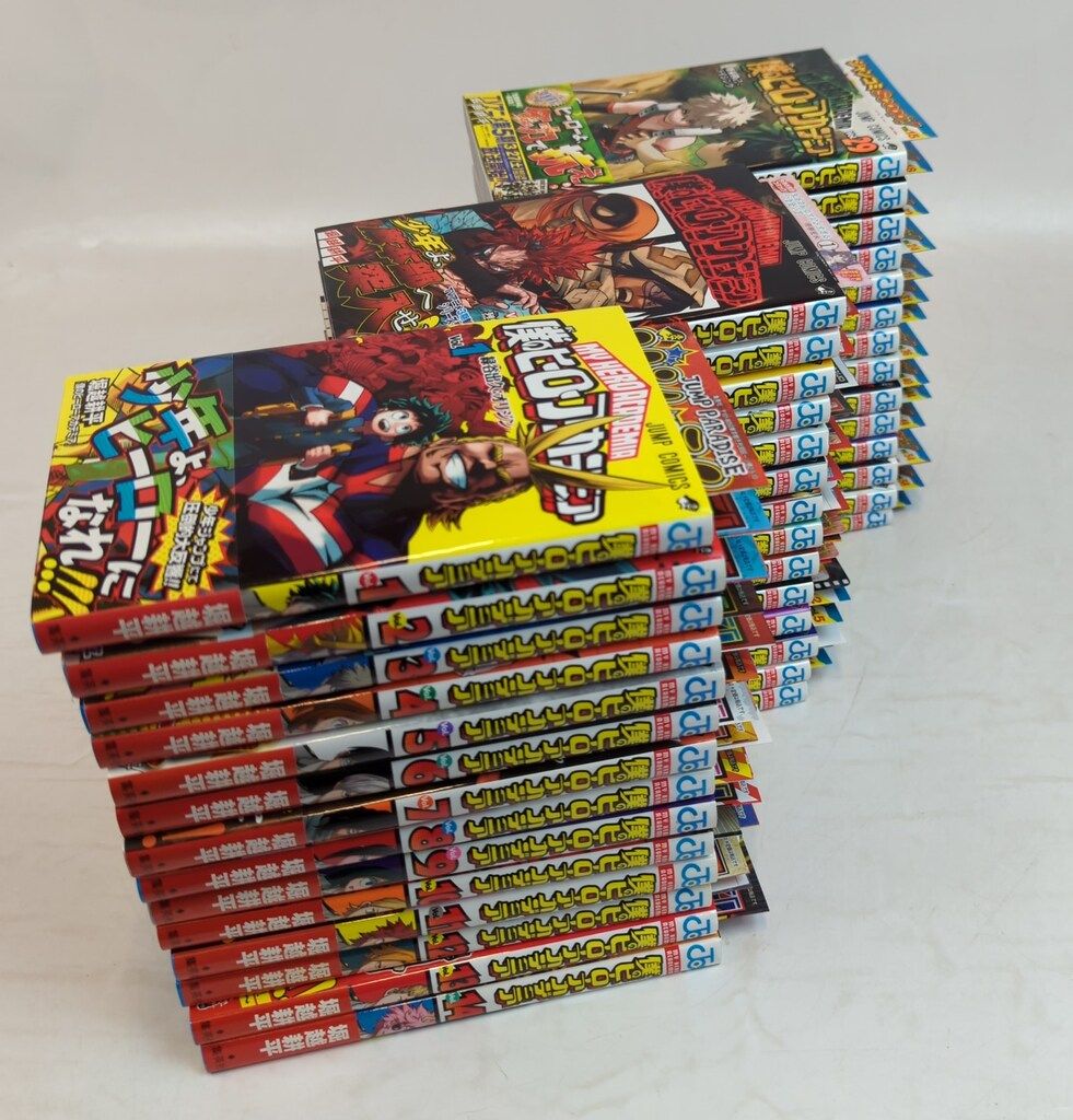 集英社 ジャンプコミックス 堀越耕平 僕のヒーローアカデミア 全42巻 初版帯付 セット