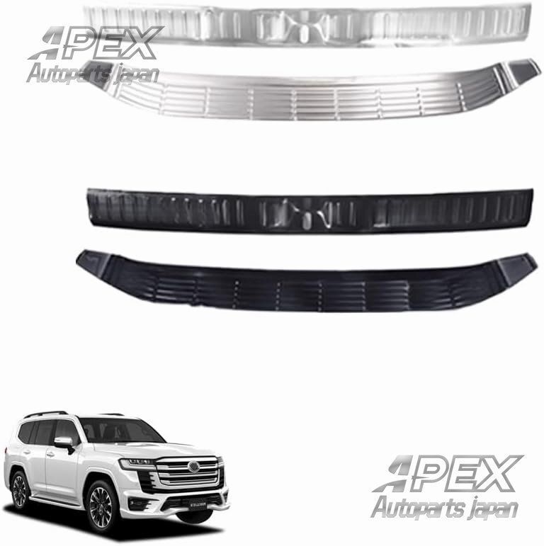 ランドクルーザー 300系 ラゲッジステップガード リアバンパーステップガード ラゲッジスカッフプレート LAND CRUISER カスタムパーツ アクZYL036 入荷
