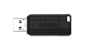 Verbatim 49065 64GB PinStripe USB 2.0 Flash Drive - Black