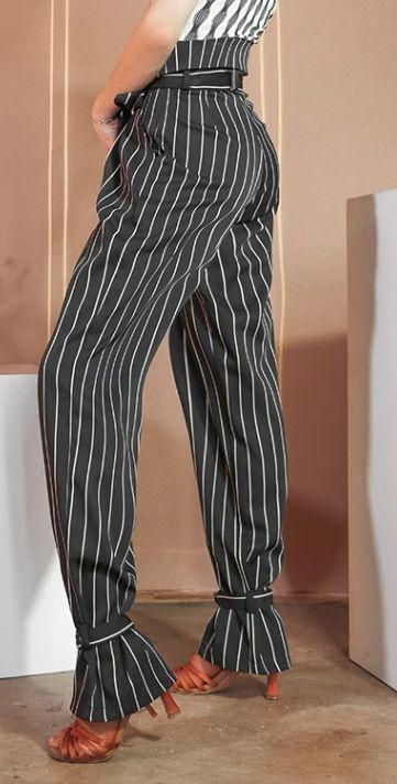 社交ダンス パンツ ズボン ラテンダンス衣装 ストライフ