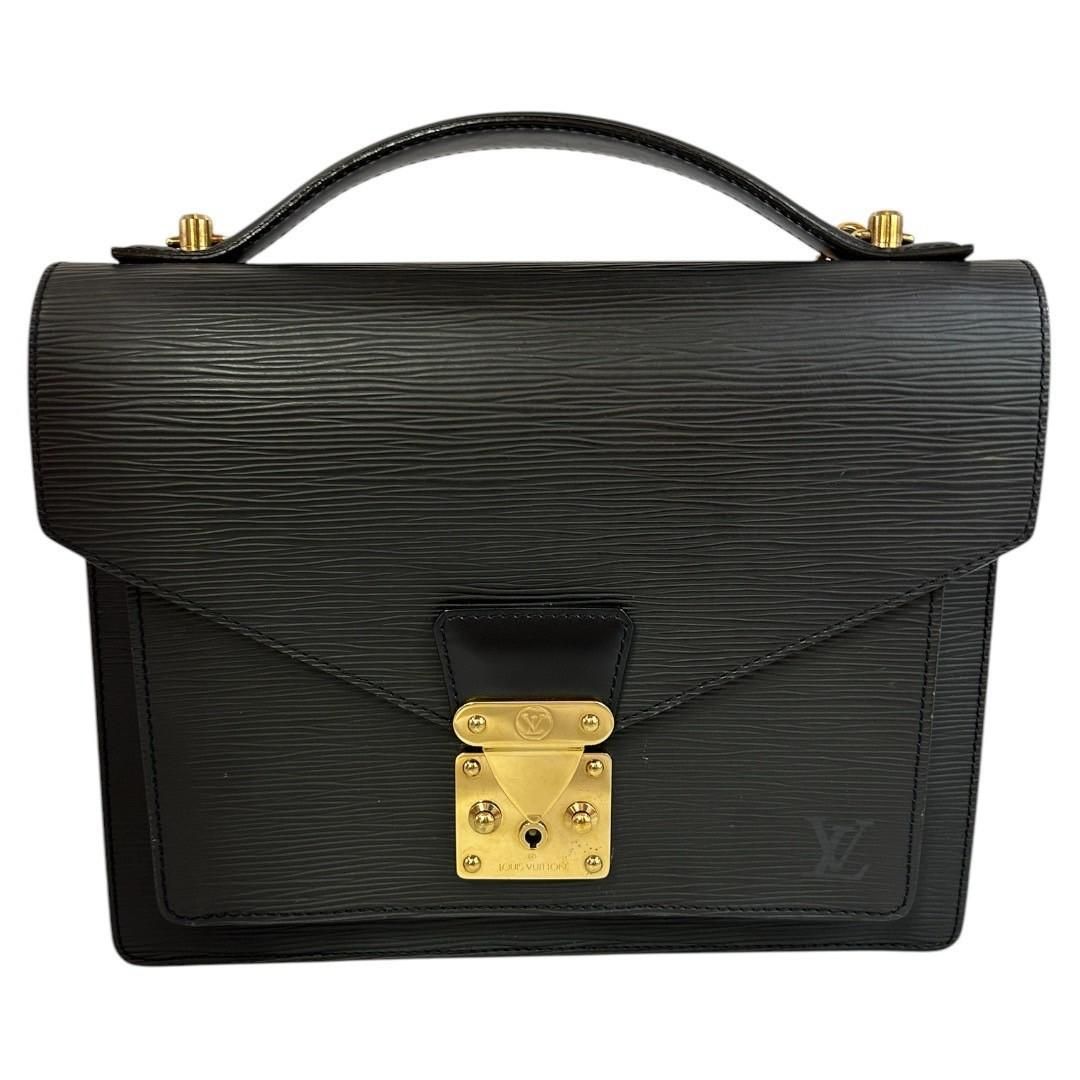 美品Louis Vuittonモンソー ショルダーバッグ 2wayエピ ベタ無し  