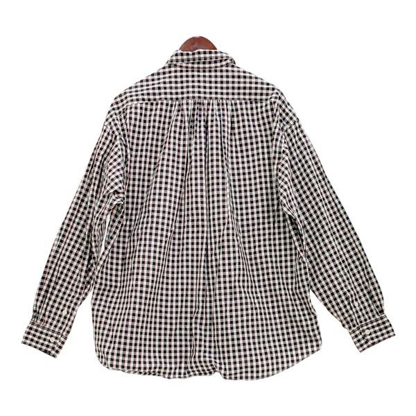 Porter Classic ROLL UP GINGHAM CHECK SHIRT ロールアップ ギンガムチェック シャツ ブラウス ポータークラシック トップス DM12543■