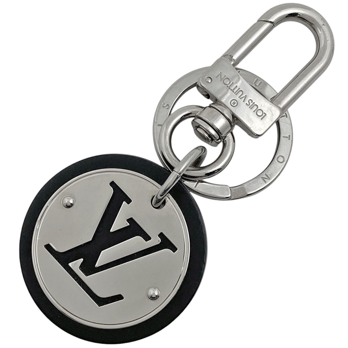 ルイ ヴィトン Louis Vuitton ポルトクレLVサークル キーリング キーホルダー シルバーメッキ シルバー M67362 レディース