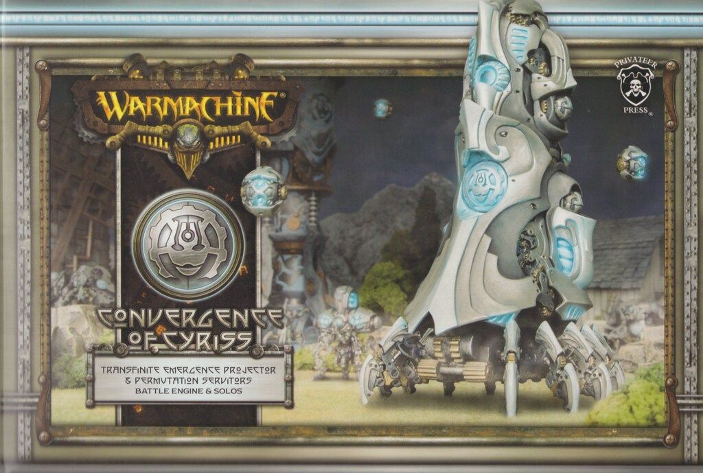 PRIVATEER PRESS WARMACHINE CONVERGENCE OF CYRISS Transfinite Emergence Projector u0026 Permutation Sevitor