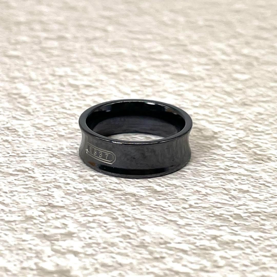 Tiffany 1837 ナロー リング チタン ブラック 21号 美品✨Tiffany