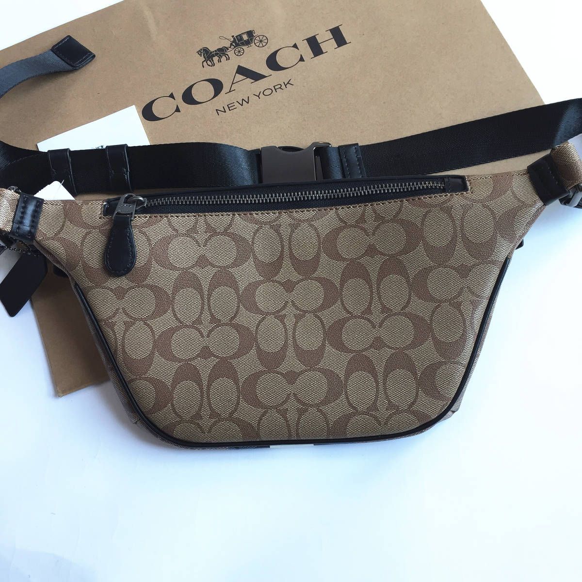 ☆新品☆コーチ/COACH バッグ C3228 カーキ ボディーバッグ ベルト