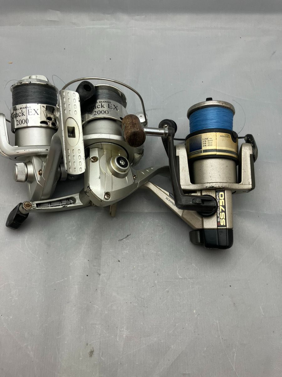 ☆ リール3点セット HARBOR spin 2000/giga spin ggs2000/daiwa mark 