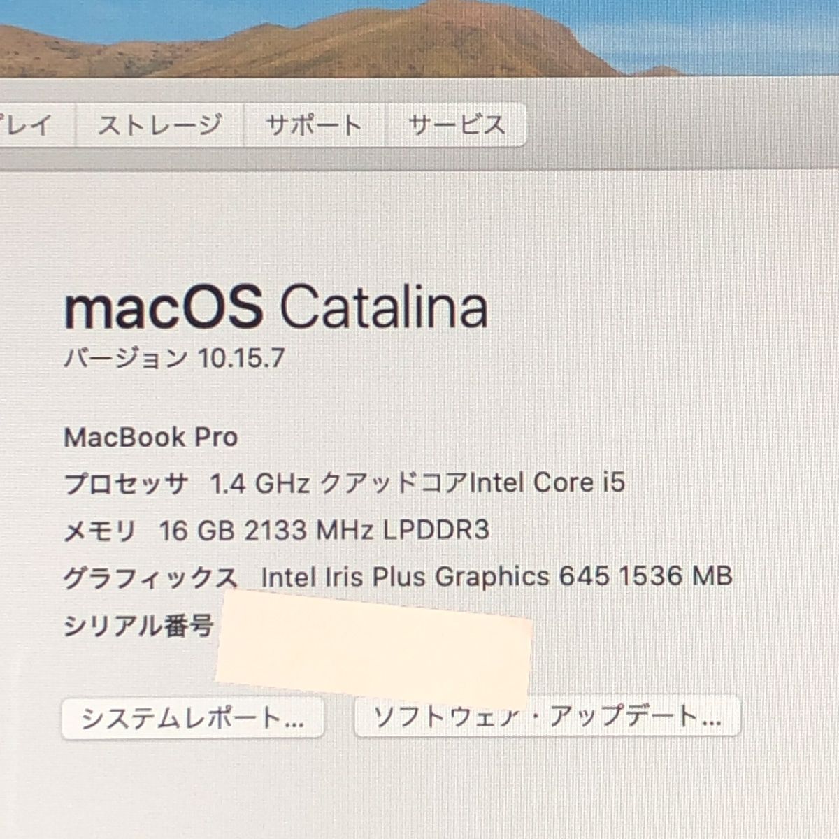 ◆ジャンク品 本体のみ◆Apple MacBook Pro 13インチ 2020 Thunderbolt 3ポートx2 i5 16GB 256GB 画面表示色異常 A2289 EMC3456|MB-JUNK-251658 325224