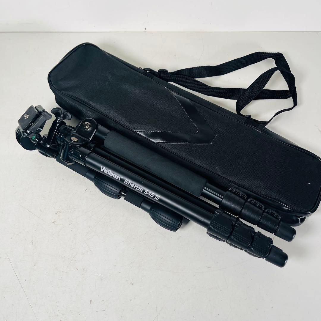 ベルボン Sherpa 545III 雲台セット 三脚 カメラ 一眼レフ