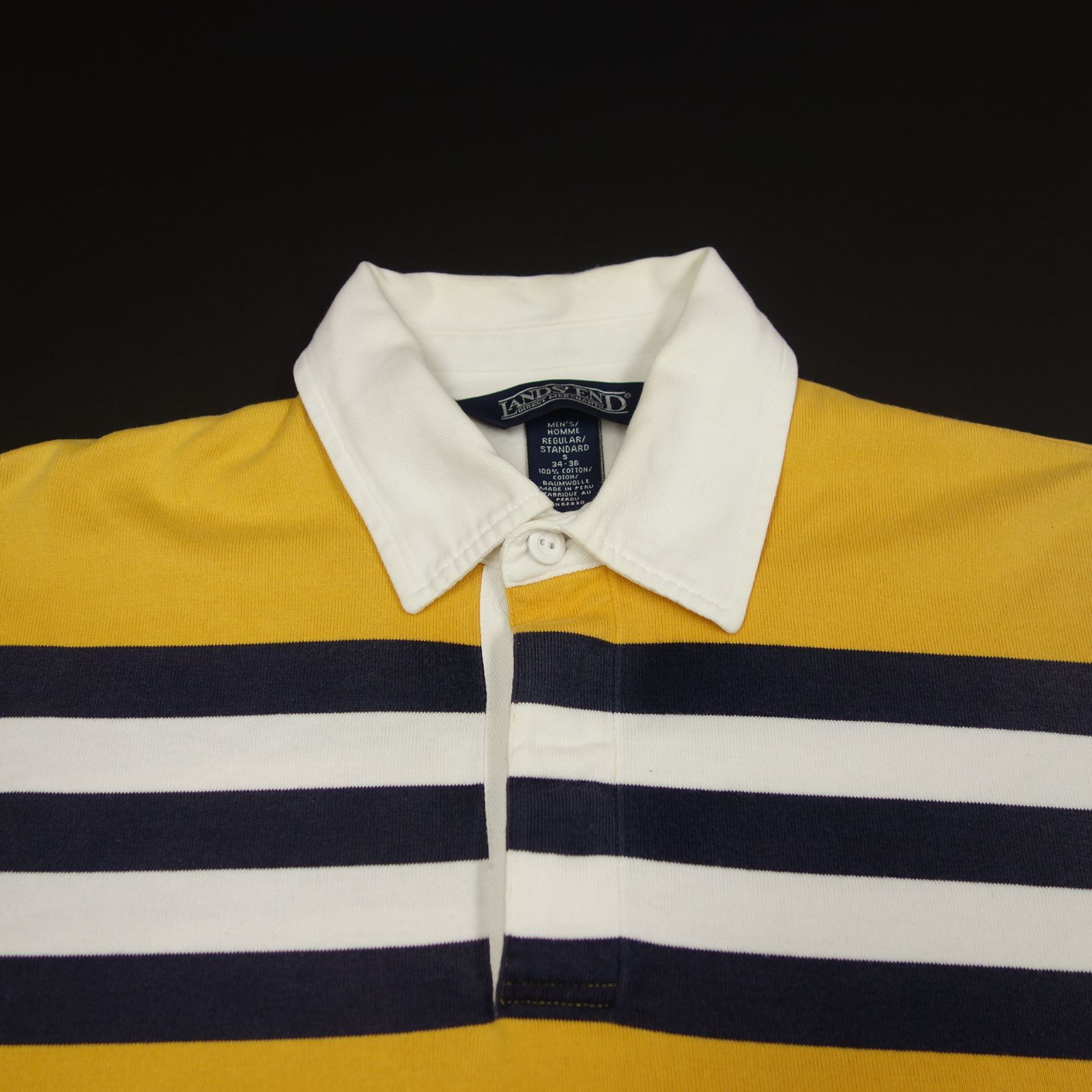 ラグビーシャツ イエロー 長袖 【公式通販】