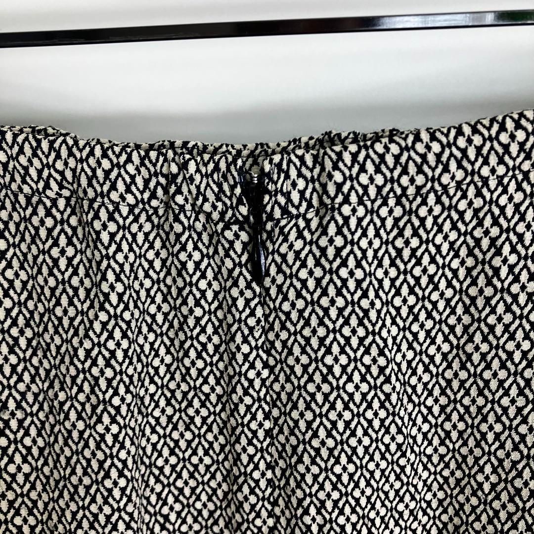 THE SHINZONE ザ シンゾーン KOMON JQ SKIRT コモンジャガードスカート 総柄 36 グレー 小紋柄 2025SS GULLKHAN_COM