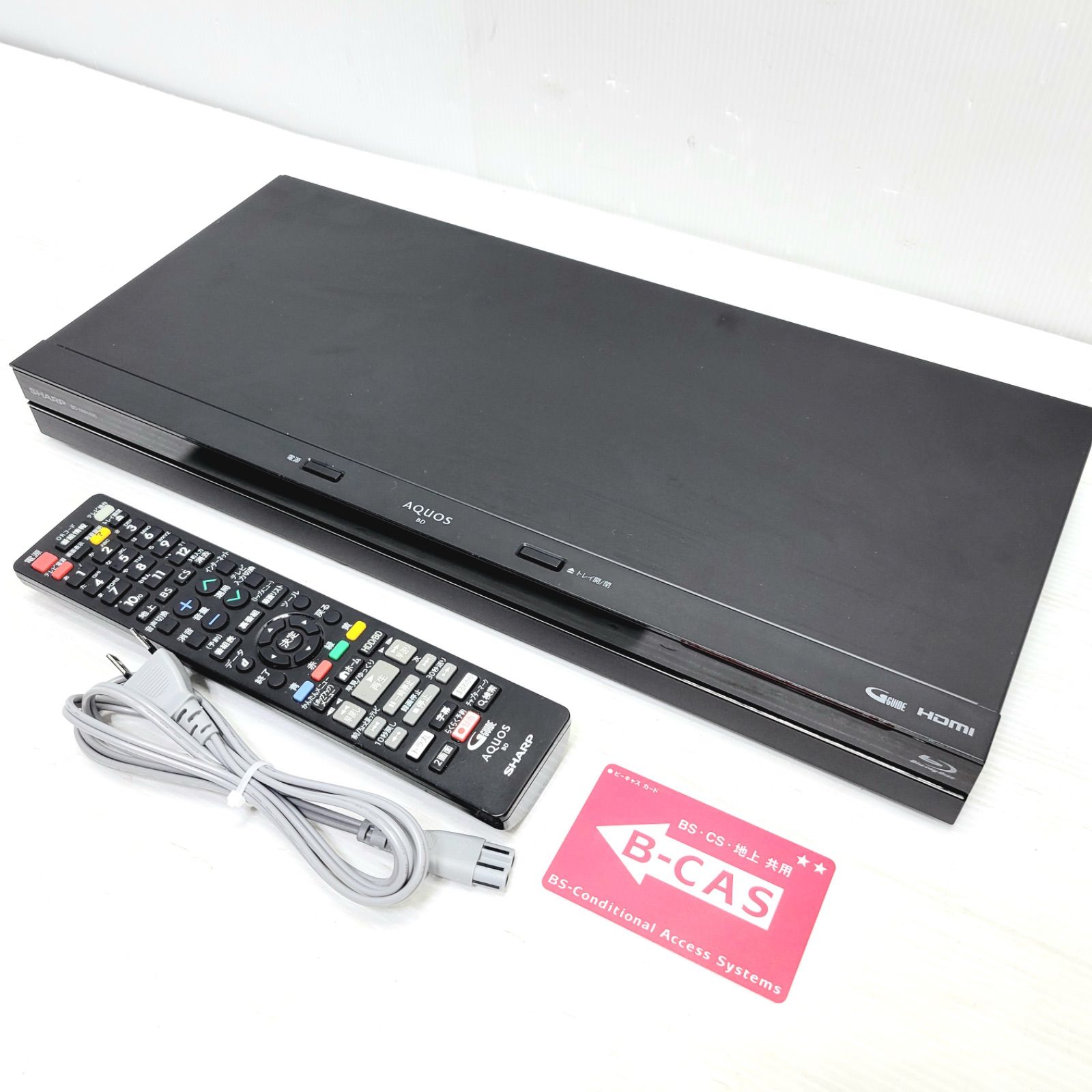 美品】SHARP AQUOS ブルーレイ BD-NW1100 17年製 SHARP