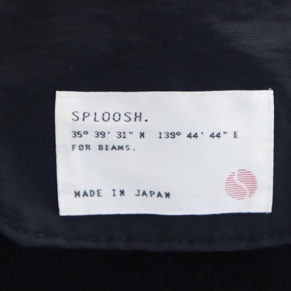 スプルーシュ テーラードジャケット M 黒 SPLOOSH 日本製 メンズ   【221205】