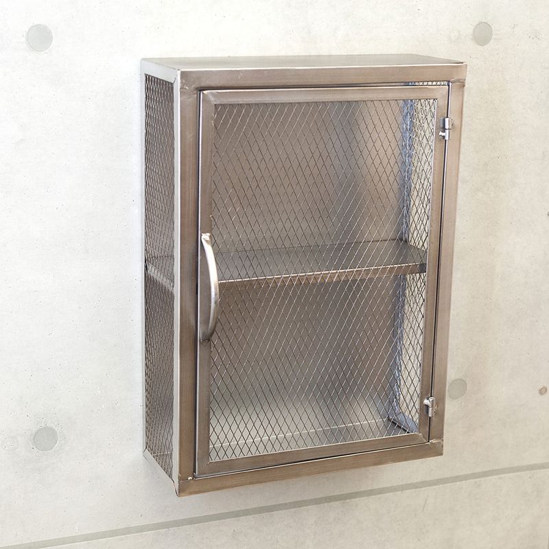 インダストリアルメタル ラック with Door 男前インテリア 収納ラック 2703