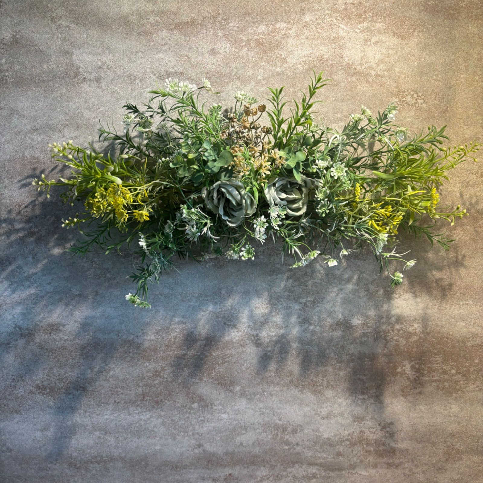 専用＊グリーン＆グリーンブルーベリー　フェイクスワッグ 専用＊グリーン＆グリーンブルーベリー フェイクスワッグ(横型) 専用