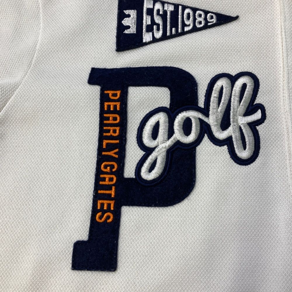 サイズ：4 PEARLY GATES パーリーゲイツ 半袖ポロシャツ ホワイト系