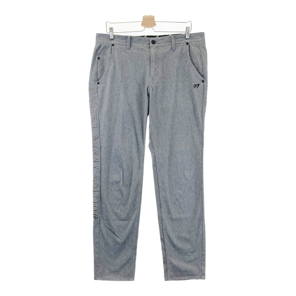 MASTER BUNNY EDITION パンツ サイズ7 ブラック ドビーボーダーストレッチパンツ | MASTER BUNNY EDITION