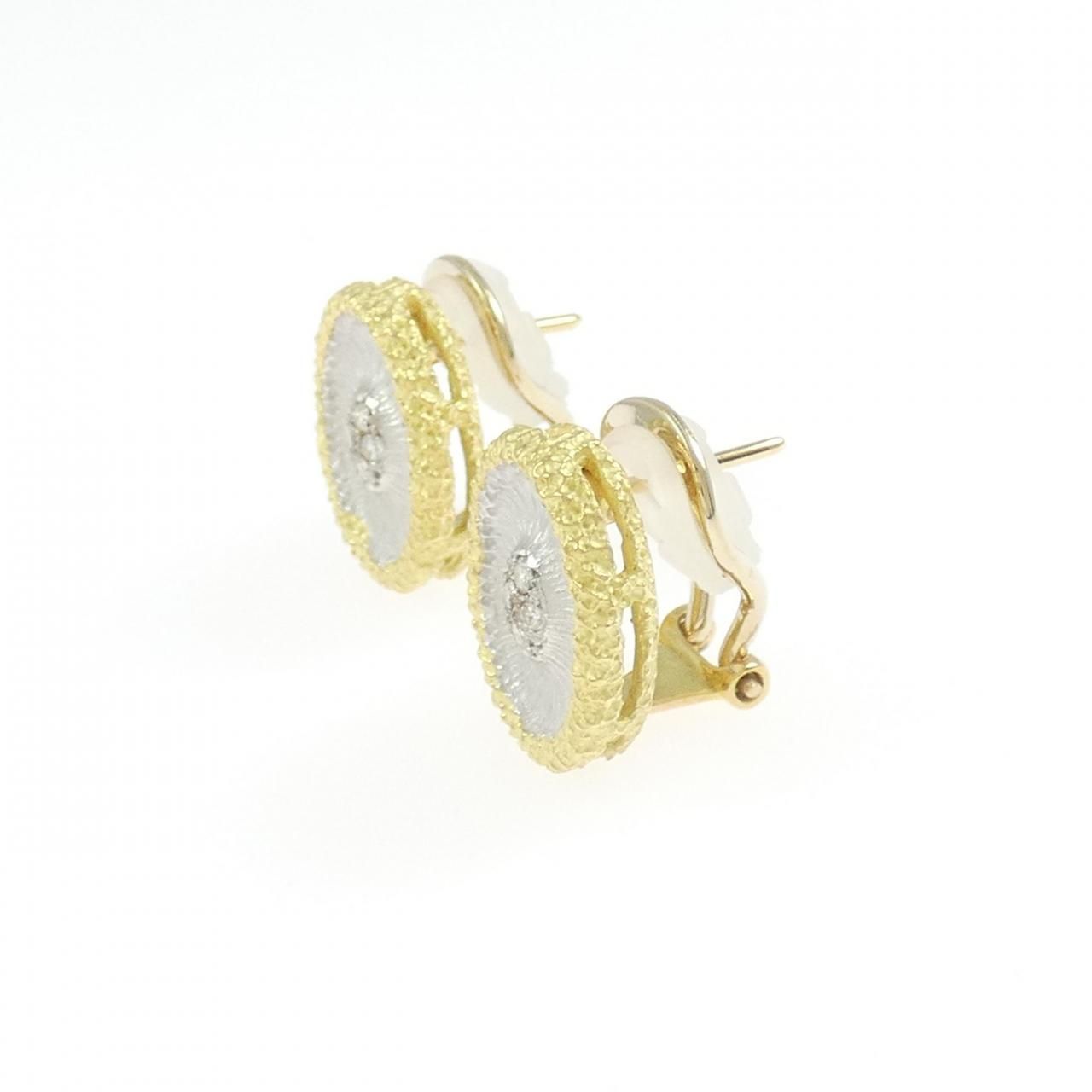 K18YG|K18WG ダイヤモンド ピアス|イヤリング