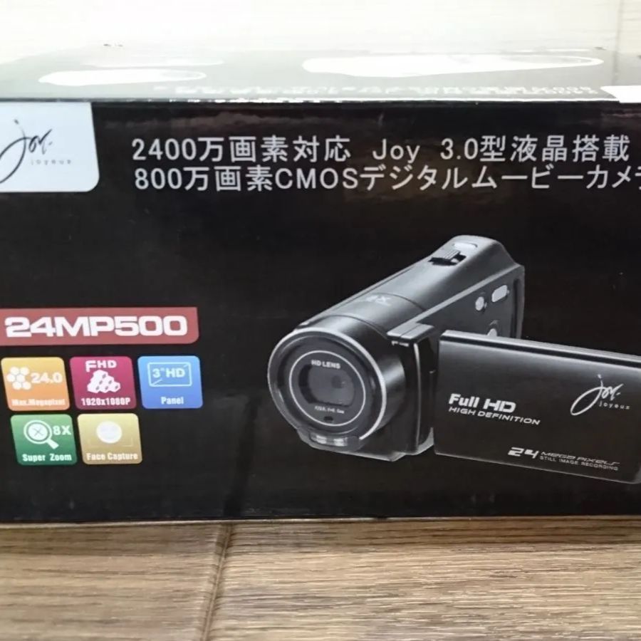 JOYEUX 800万画素CMOSデジタルムービーカメラ 3型 タッチパネル