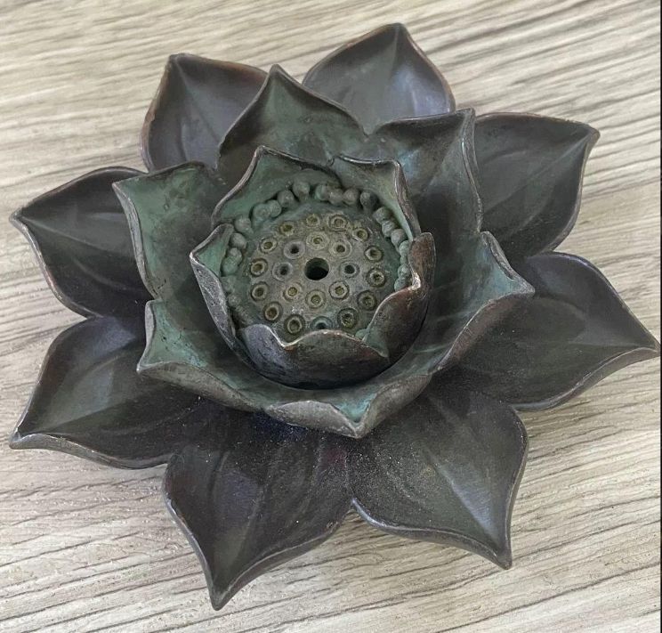 銅器 香炉 蓮花香挿 倒流香 茶台香炉 香道具 装飾品 工芸品 置物 銅器 香炉 蓮花香挿 倒流香 茶台香炉 香道具 装飾品 工芸品 置物