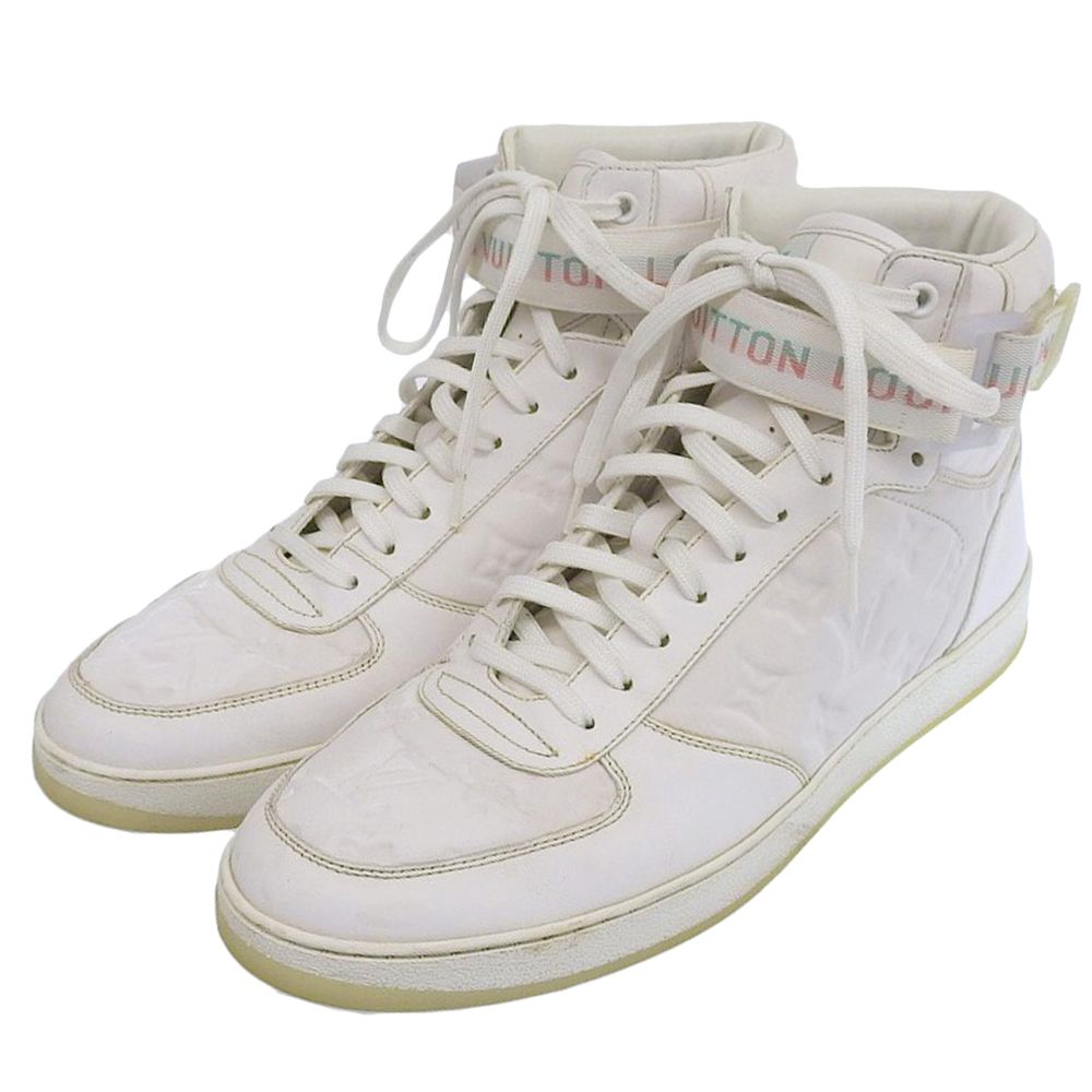 未使用ルイヴィトン ハイカット レザー スニーカー エピ メンズ ルイ