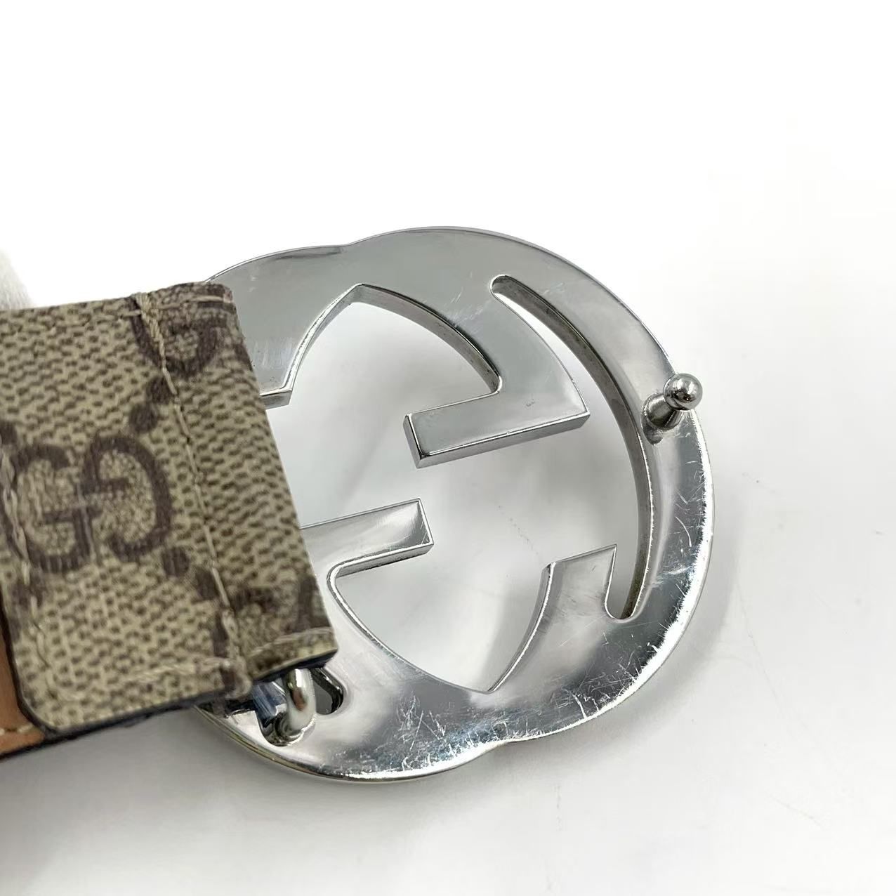 アモアモ様専用」GUCCI インターロッキング バックル グッチ レザー