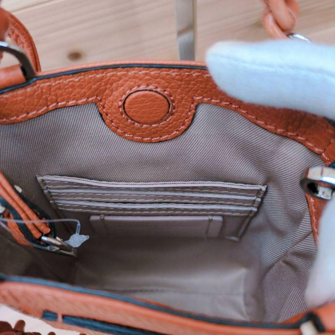 GIANNI CHIARINI オレンジ ショルダーバッグ カミッラ イタリア 新品 