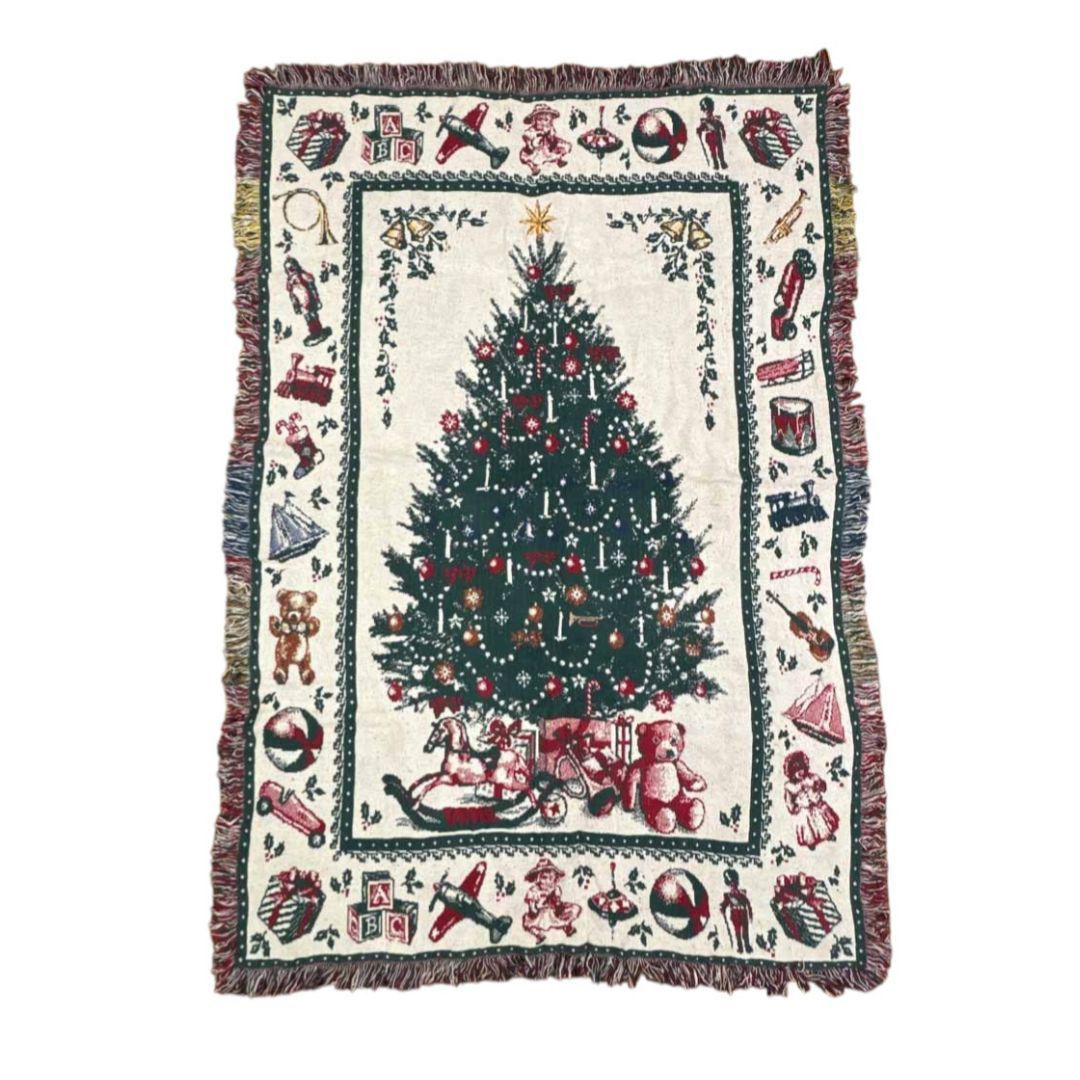 vintageラグ カーペット マルチカバー、クリスマス、クリスマスツリー621 楽天市場】クリスマスツリー（カーペット・マット・畳