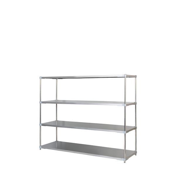 ステンレス シェルフ 60×150cm 4段 H150cm 日本製 耐錆 耐薬性 耐久性