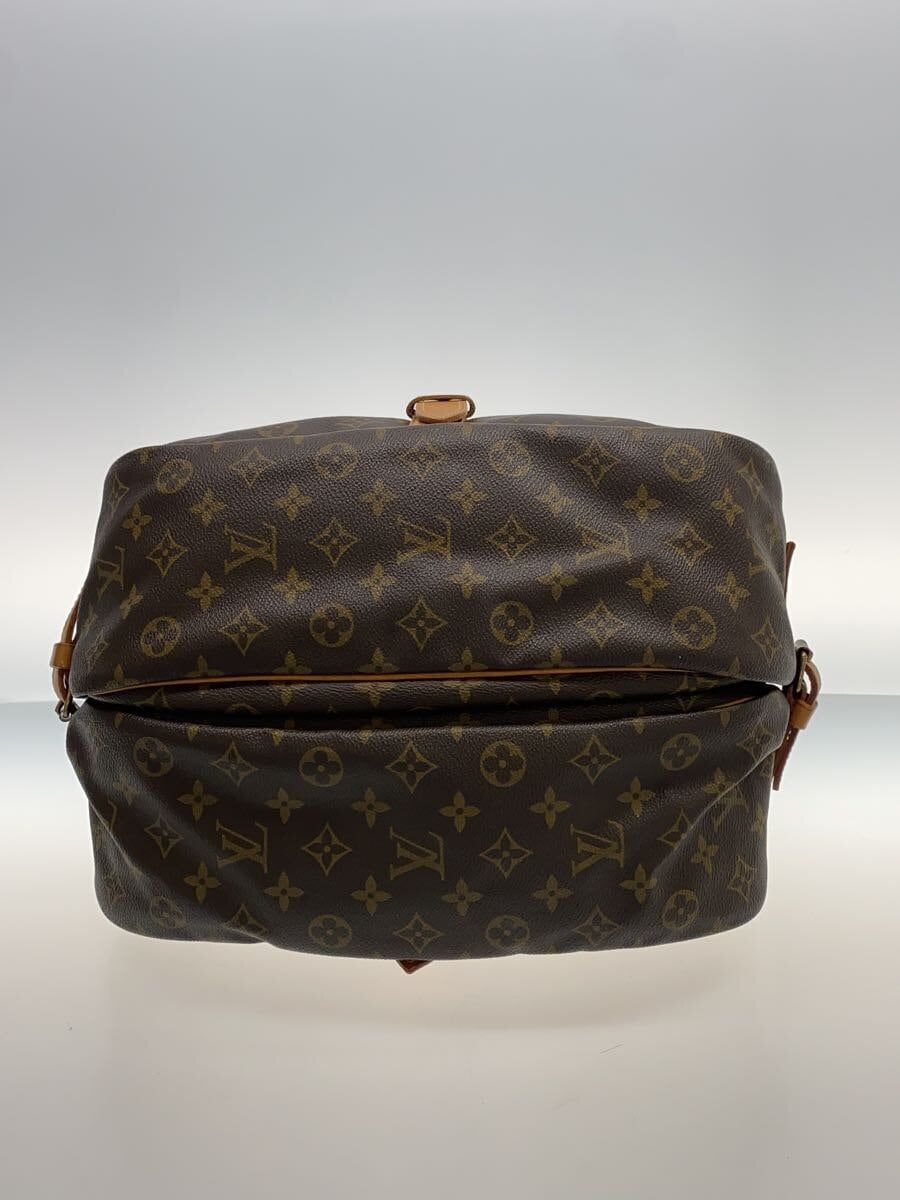 LOUIS VUITTON 1)ソミュール35_モノグラム・キャンバス_BRW PVC ブラウン モノグラム