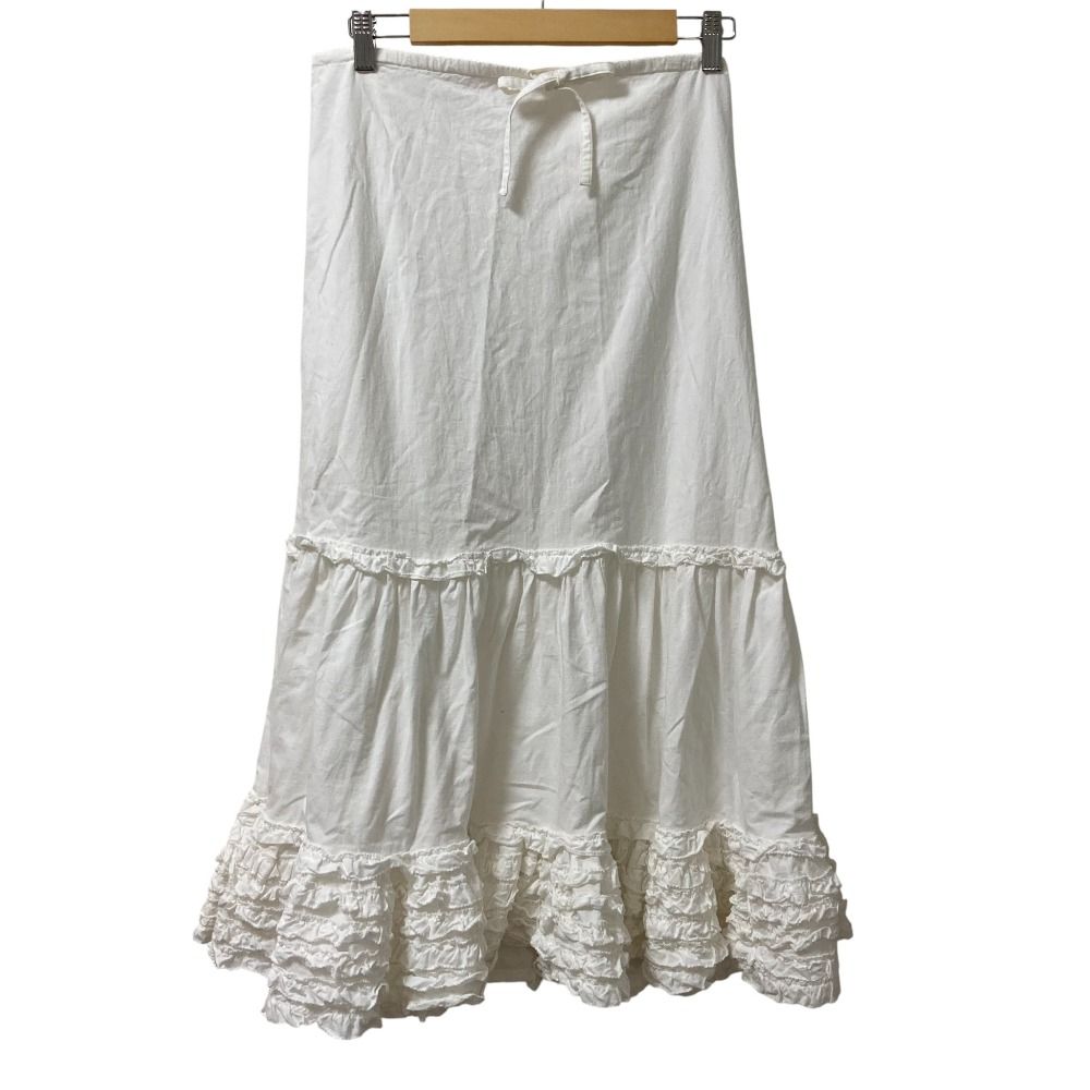 PINK HOUSE☆美品 ホワイトロングスカート ✨ピンクハウス超美品L