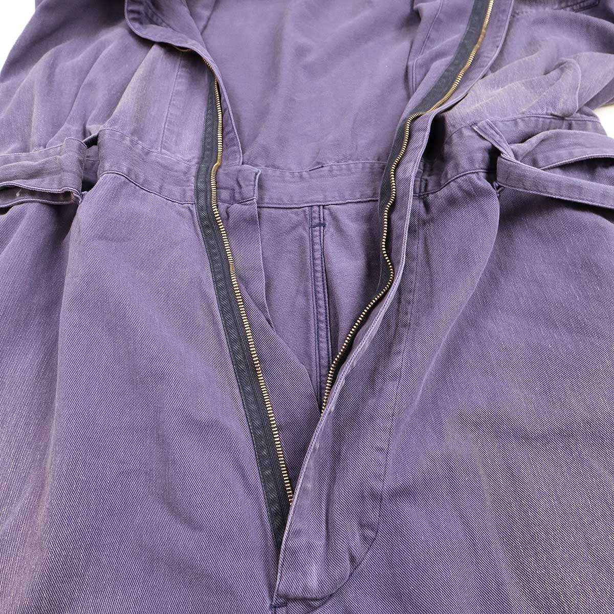 コモリ 24SS 美品 FADE BLUE コットンドリル オールインワン コモリ 24SS 美品 FADE BLUE コットンドリル オールインワン