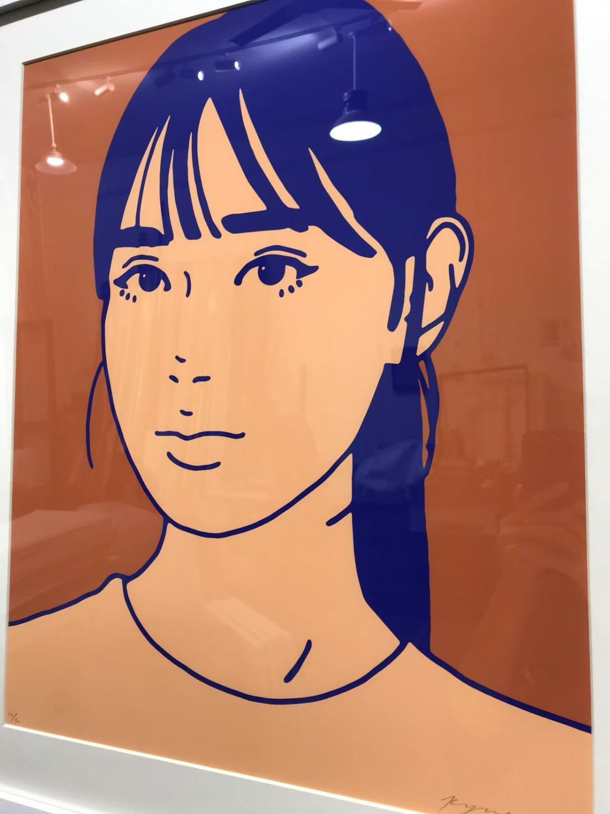 美品 Kyne Untitled 2024 額装済 版画 50x40CM - メルカリ