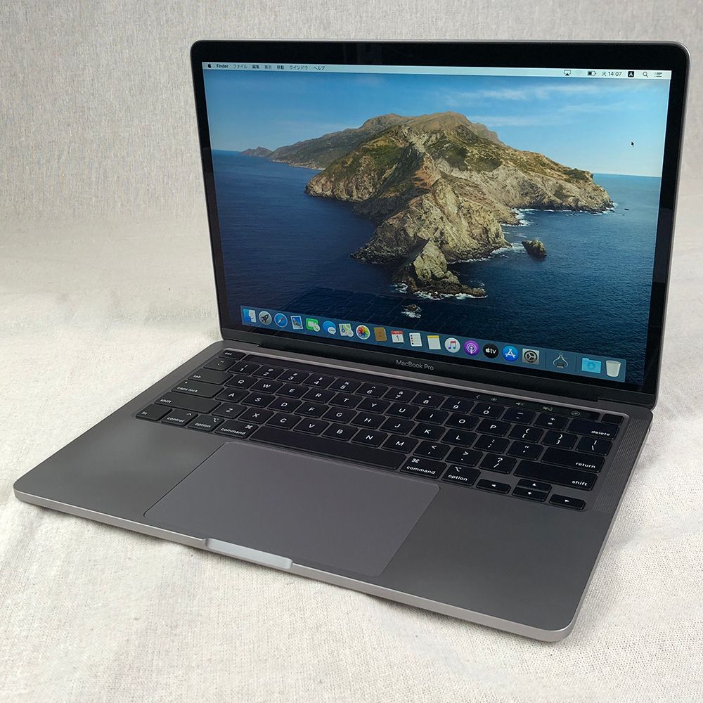 【本体のみ】Apple MacBook Pro (13インチ， 2020， Thunderbolt 3ポート x 2)【Touch Bar・i5・16GB・256GB】A2289 EMC3456/LT-241434（244821）