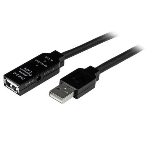 2営業日で発送 STARTECH.COM USB 2.0 アクティブ延長ケーブル 5m Type-A オス メス USB2AAEXT5M USB2AAEXT5M