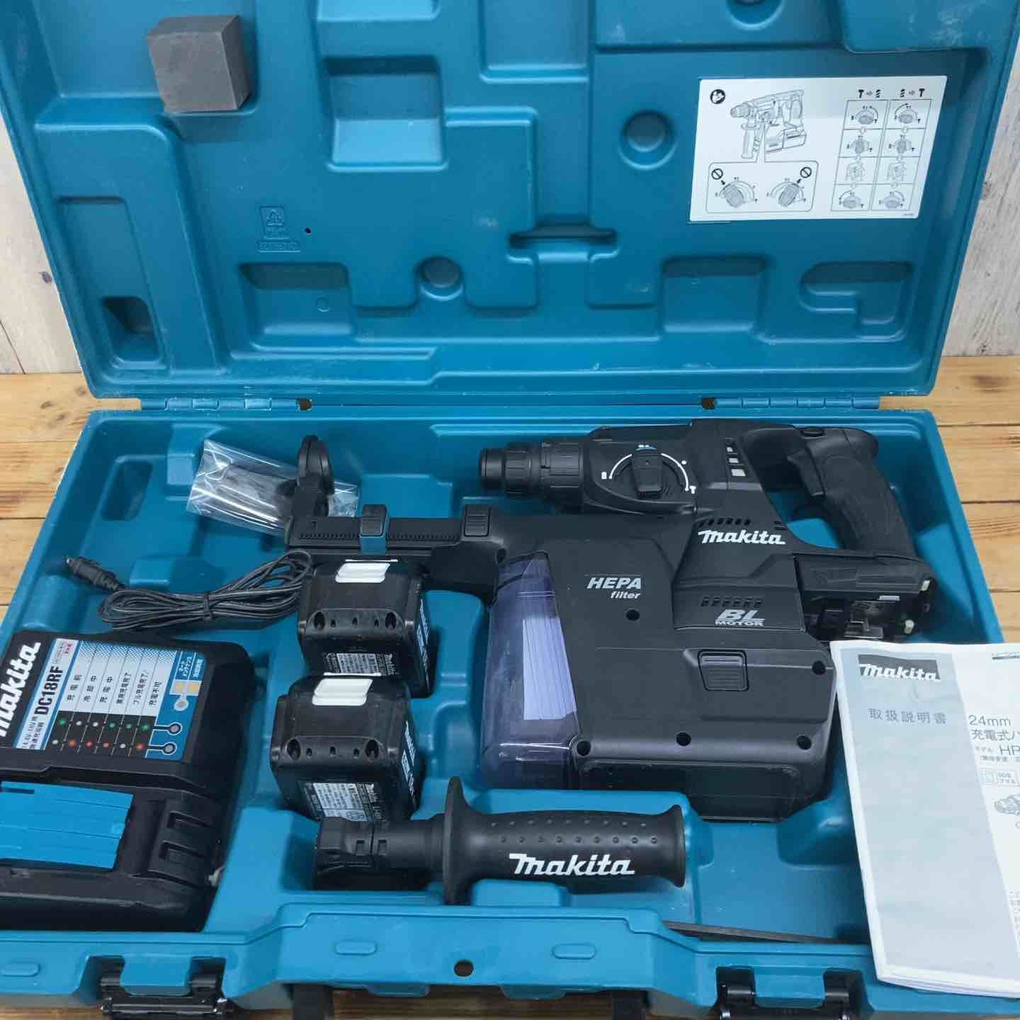マキタ makita コードレスハンマドリル HR244DRGXB 集塵システム付 東大和店