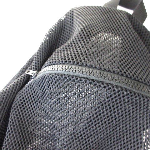 コモリ COMOLI メッシュ デイパック リュックサック バックパック 黒